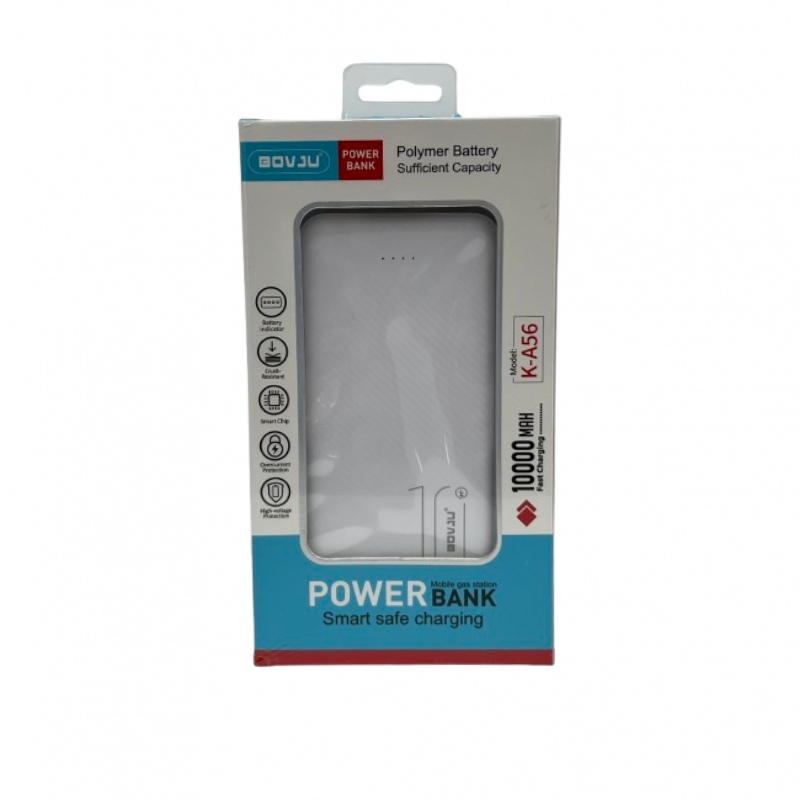 Power Bank 10 mil KA56 - Negro