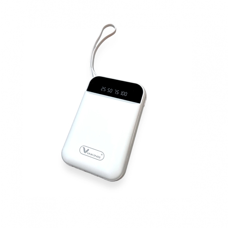 Power Bank 5 mil Viaking - Blanco