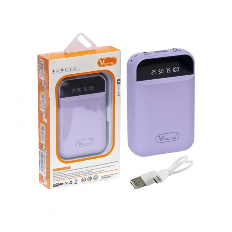 Power Bank 5 mil Viaking - Lila